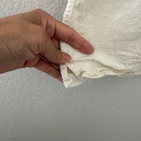 Zara Men Retro Inspired Crochet Knit Button Up Shirt Short Sleeve Cotton Blend M - Picture 11 of 16